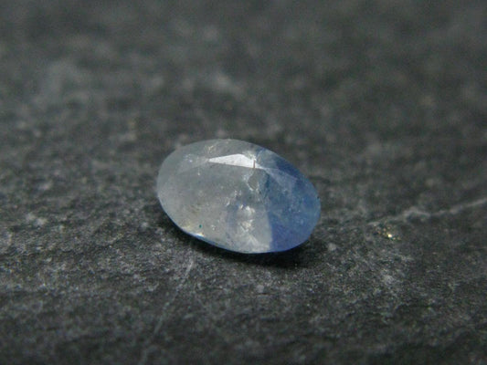 Gem Benitoite Cut Stone From California - 0.57 Carats - 6.5x4.0mm