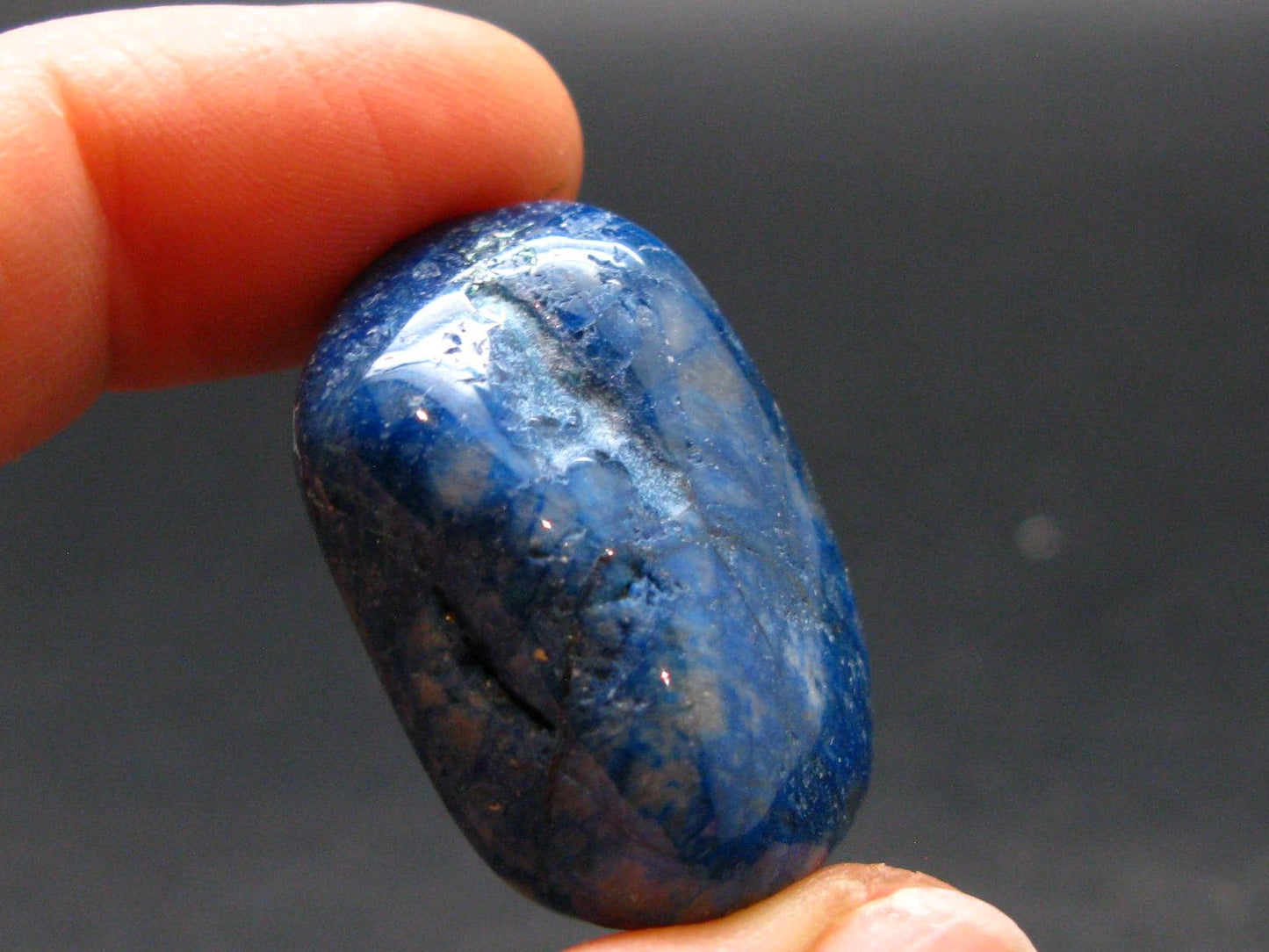 Shattuckite Tumbled Stone from Namibia - 1.1" - 13.91 Grams