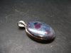 Ruby & Kyanite Silver Pendant From India - 9.76 Grams