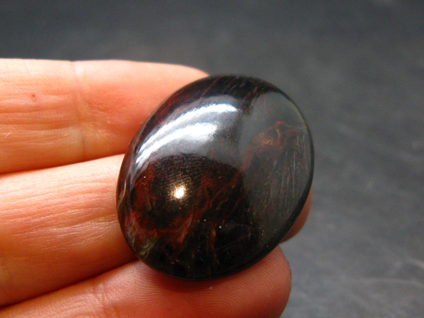 Pietersite Cabochon Stone From Namibia - 1.2"