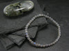 Labradorite Genuine Bracelet ~ 7 Inches ~ 4mm Round Beads