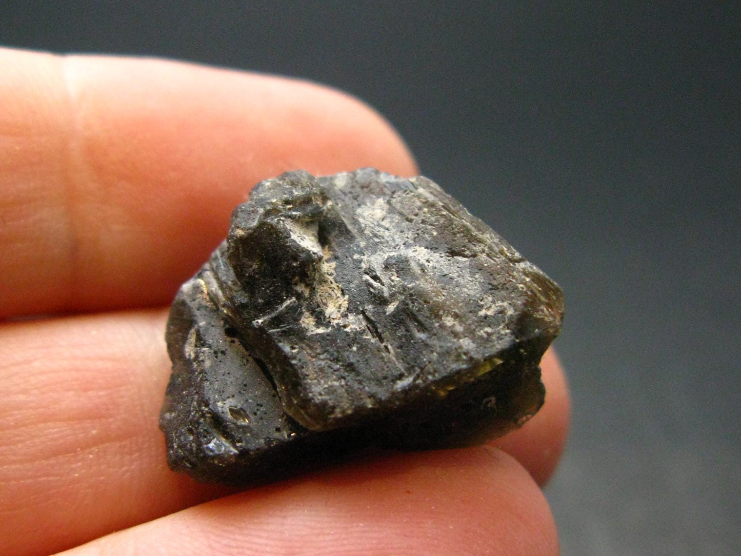Meteor Splash Glass!! Fabulous Asymmetrical Rare Darwin Glass Tektite Pleistocene Piece From Australia - 0.7"