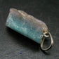 Rarest Paraiba Copper Blue Tourmaline Crystal Silver Pendant From Brazil - 1.2" - 3.01 Grams
