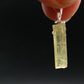 Gem Heliodor Golden Beryl Silver Pendant From Tajikistan - 4.75 Carats - 1.0"