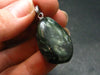 Seraphinite Clinochlore Silver Pendant From Russia - 1.3''