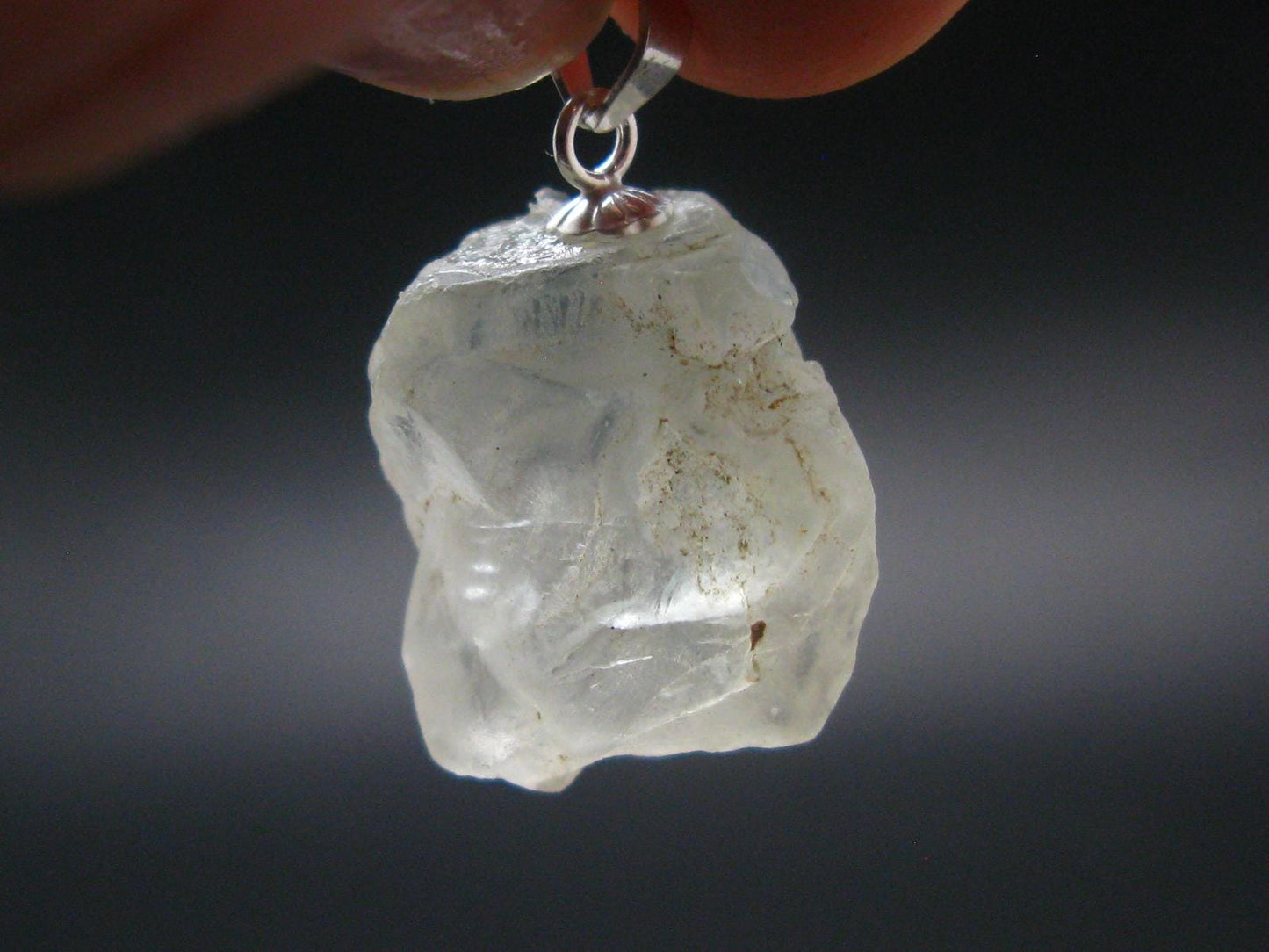 Bytownite Golden Labradorite Silver Pendant From Mexico - 0.9"