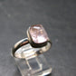 Pink Beryl!! Amazing Natural Morganite Silver Ring From Brazil - Size 9 - 3.8 Grams