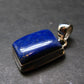 Lapis Lazuli Silver Pendant From Afghanistan - 1.2" - 8.03 Grams