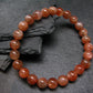 Sunstone Genuine Bracelet ~ 7 Inches ~ 8mm Round Beads