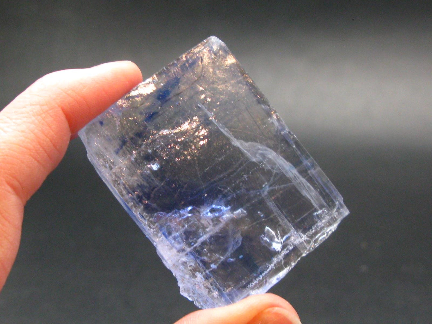 Blue Halite Crystal From USA - 1.8" - 32.6 Grams