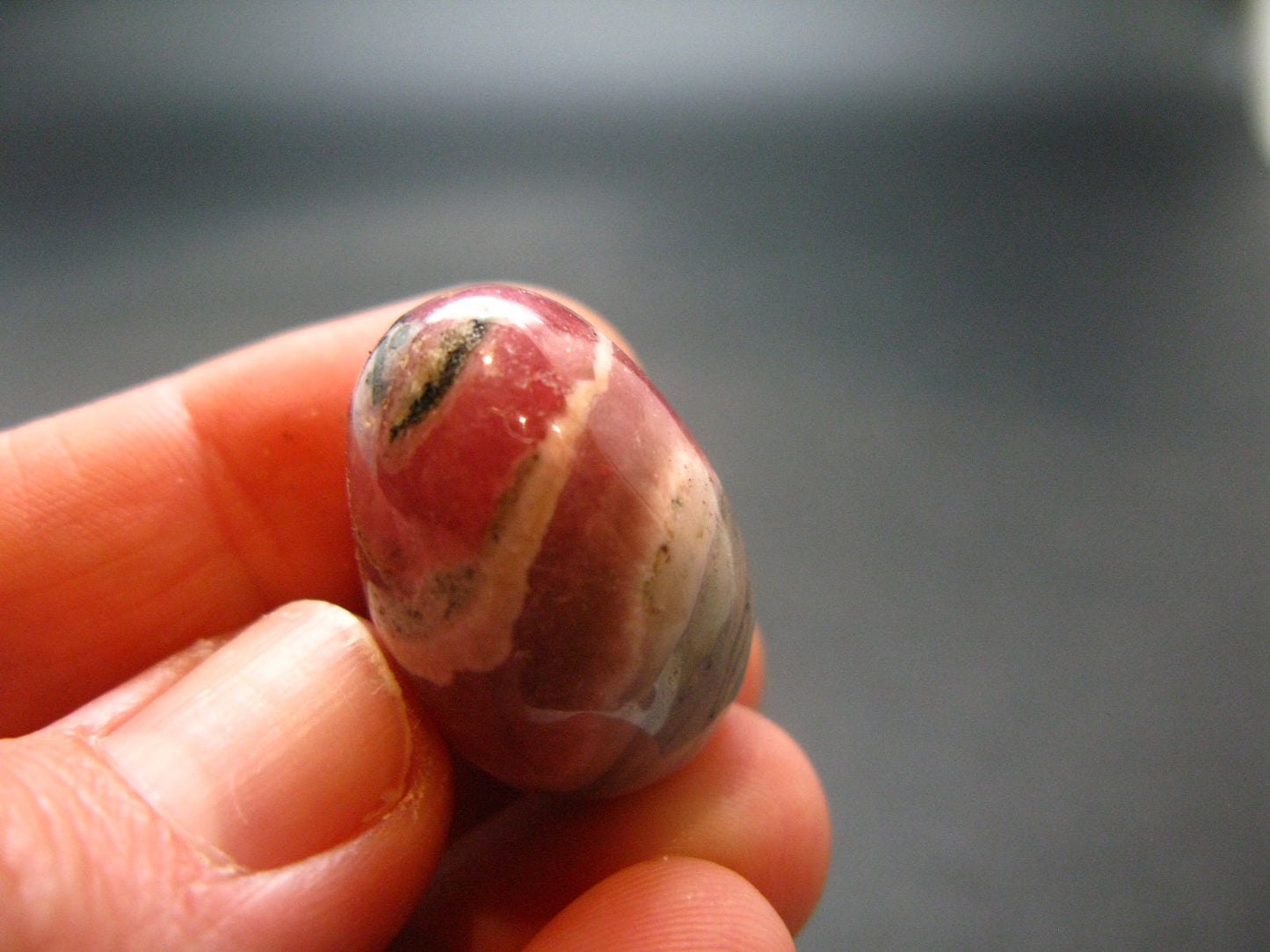 Rhodochrosite Egg from Argentina - 0.9" - 12.64 Grams