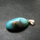 Genuine Turquoise Silver Pendant From Sleeping Beauty Arizona - 1.0" - 2.16 Grams