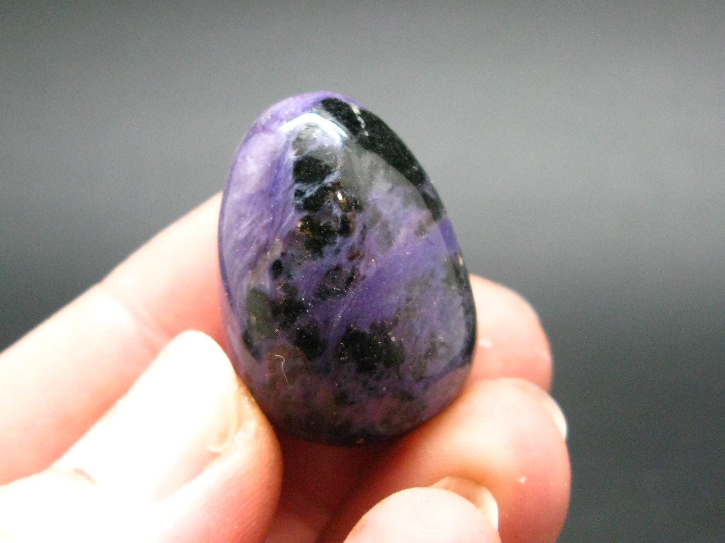 Nice Charoite Egg from Russia - 13.0 Grams - 1.0"