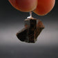Fairy Cross!! Natural Staurolite Sharp Brown Twin Crystals Silver Pendant From Russia - 0.9" - 3.60 Grams