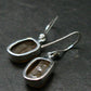 Rare Herderite Crystal Silver Earrings from Brazil - 2.92 Grams