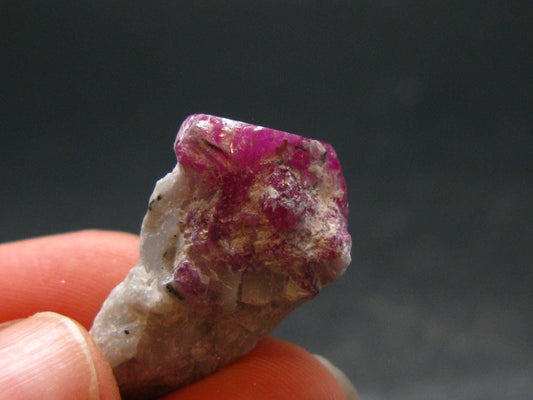 Ruby Cluster on Matrix from Afghanistan - 1.0" - 4.82 Grams