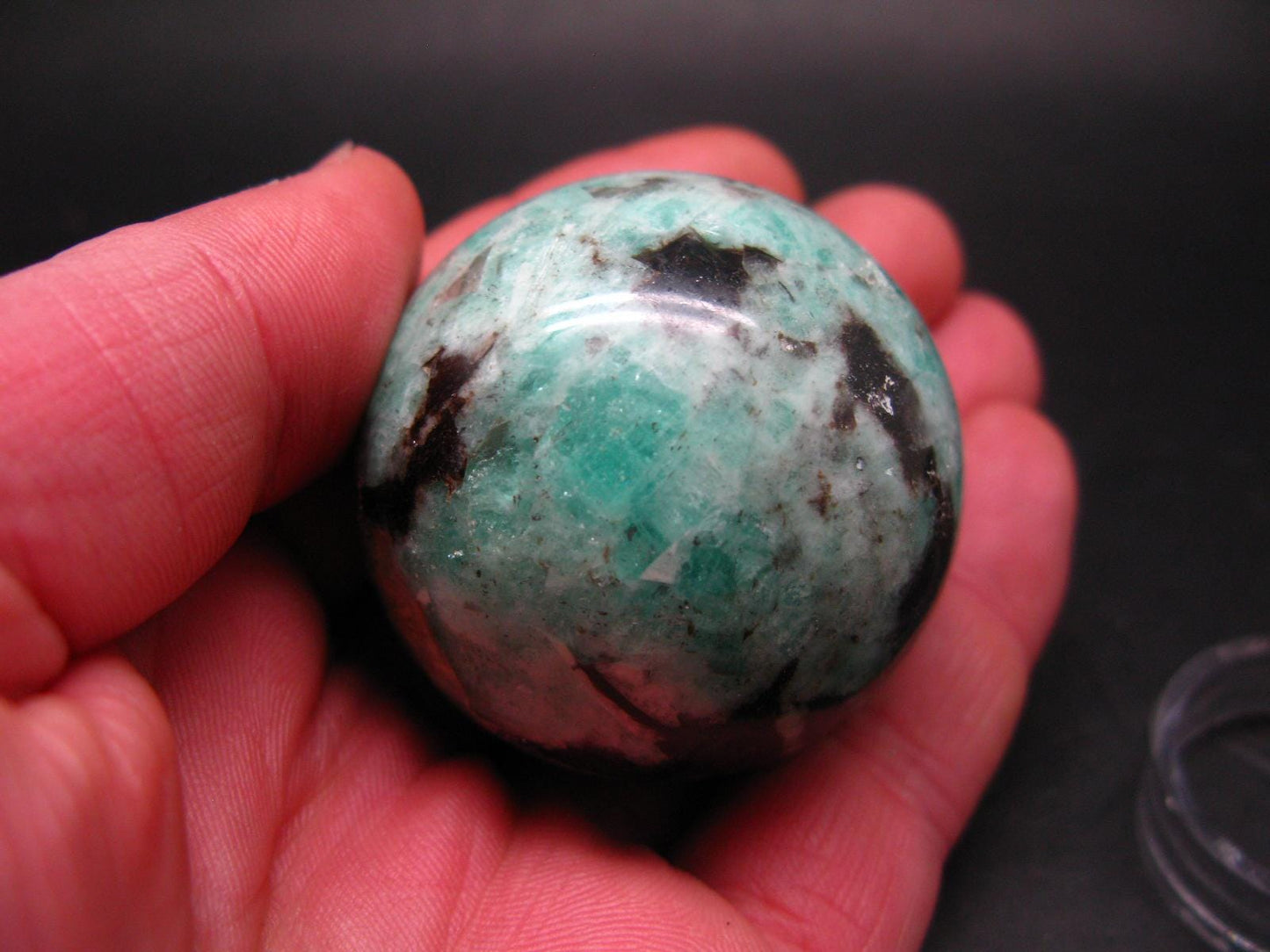 Emerald Sphere Ball From Russia - 1.9" - 149 Grams