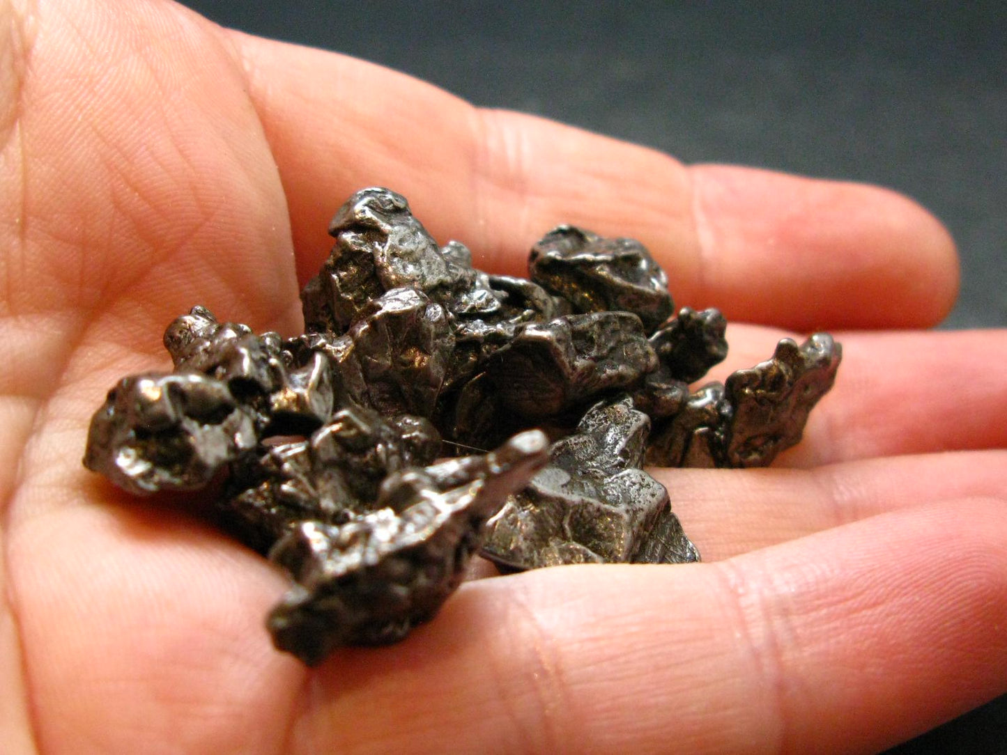 Lot Of 10 Campo Del Cielo Meteorite Pieces from Argentina - 36.74 Grams