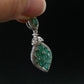 Emerald Silver Pendant W/Chain From Colombia - 3.85 Grams Total