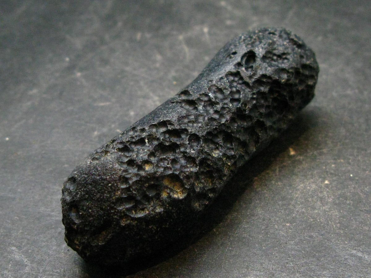 Rare Large Black Tibetan Tektite Raw Piece from Tibet - 2.5" - 34.87 Grams