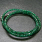 Emerald Faceted Necklace From Colombia - 21" - 10.96 Grams