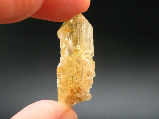 Imperial Topaz Crystal From Zambia - 1.3" - 35.20 Carats