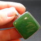 Nephrite Jade Cabochon Pendant From Canada - 1.5" - 9.85 Grams