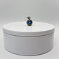 Vintage Blue Topaz Pendant – Sterling Silver Rope Bezel Setting - 6.53 Grams
