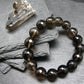Smoky Quartz Genuine Bracelet ~ 7 Inches ~ 12mm Facetted Beads