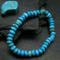 Turquoise Genuine Untreated Bracelet ~ 7 Inches ~ 8mm Rondelle Beads