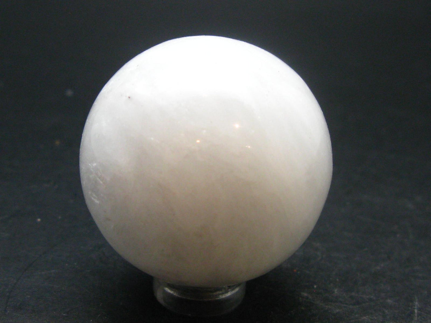 Rare White Barite Sphere From Norway - 1.5"