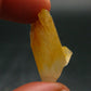 Rare Mango Quartz w/ Hallyosite Crystal From Colombia - 1.2" - 6.35 Grams