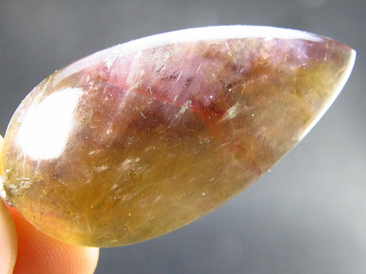 Cacoxenite Super 7 Silver Pendant From Brazil - 2.0" - 9.6 Grams