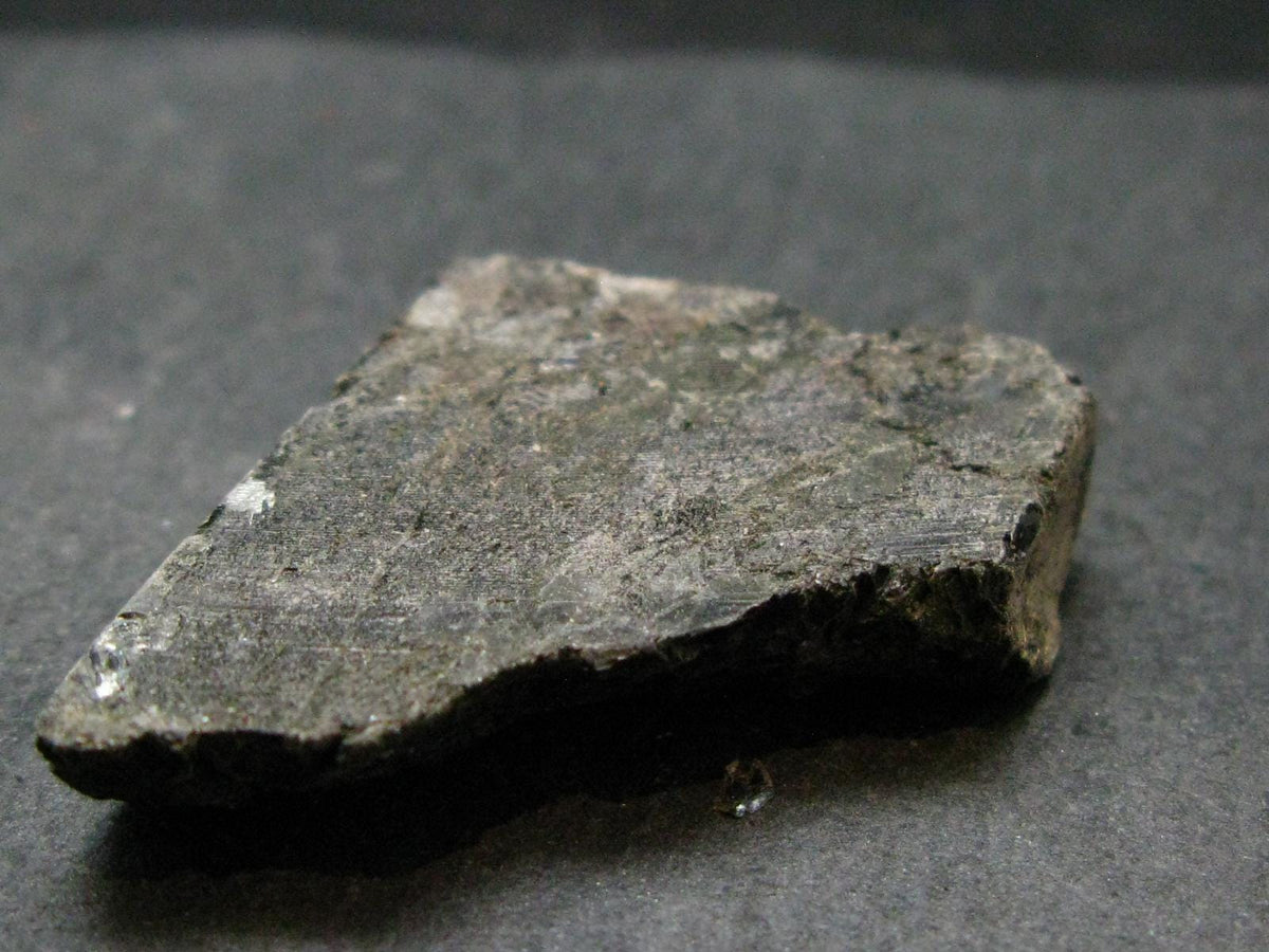 Rare Nuumite Nuummite Slab From Greenland - 12.41 Grams - 1.1"