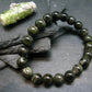 Green Gem Tourmaline Genuine Bracelet ~ 7 Inches ~ 9mm Round Beads