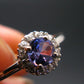 Tanzanite (Zoisite) Sterling Silver Ring - 1.77 Grams - Size 7