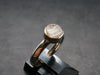 Gray Herderite Silver Ring from Africa - Size 7 - 1.81 Grams