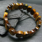 Tiger Eye Genuine Bracelet ~ 7 Inches ~ 15mm Beads