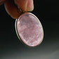 Pink Morganite Silver Pendant From Brazil - 1.5" - 9.71 Grams