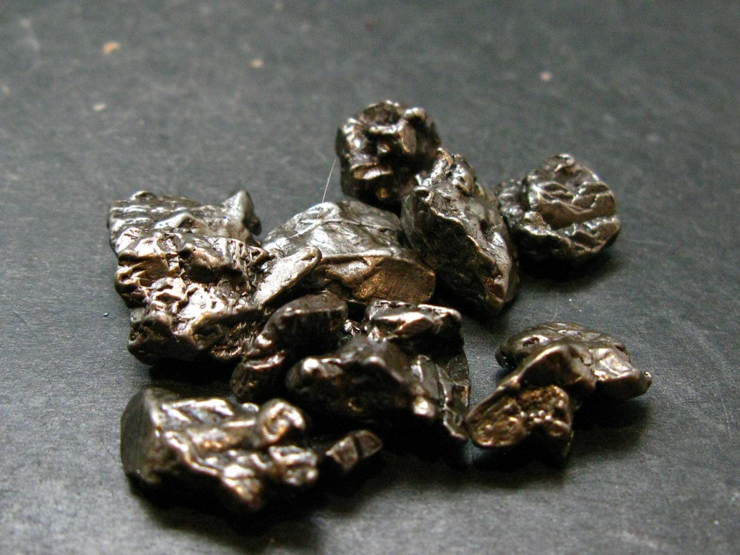 Lot Of 10 Campo Del Cielo Meteorite Pieces from Argentina - 36.74 Grams
