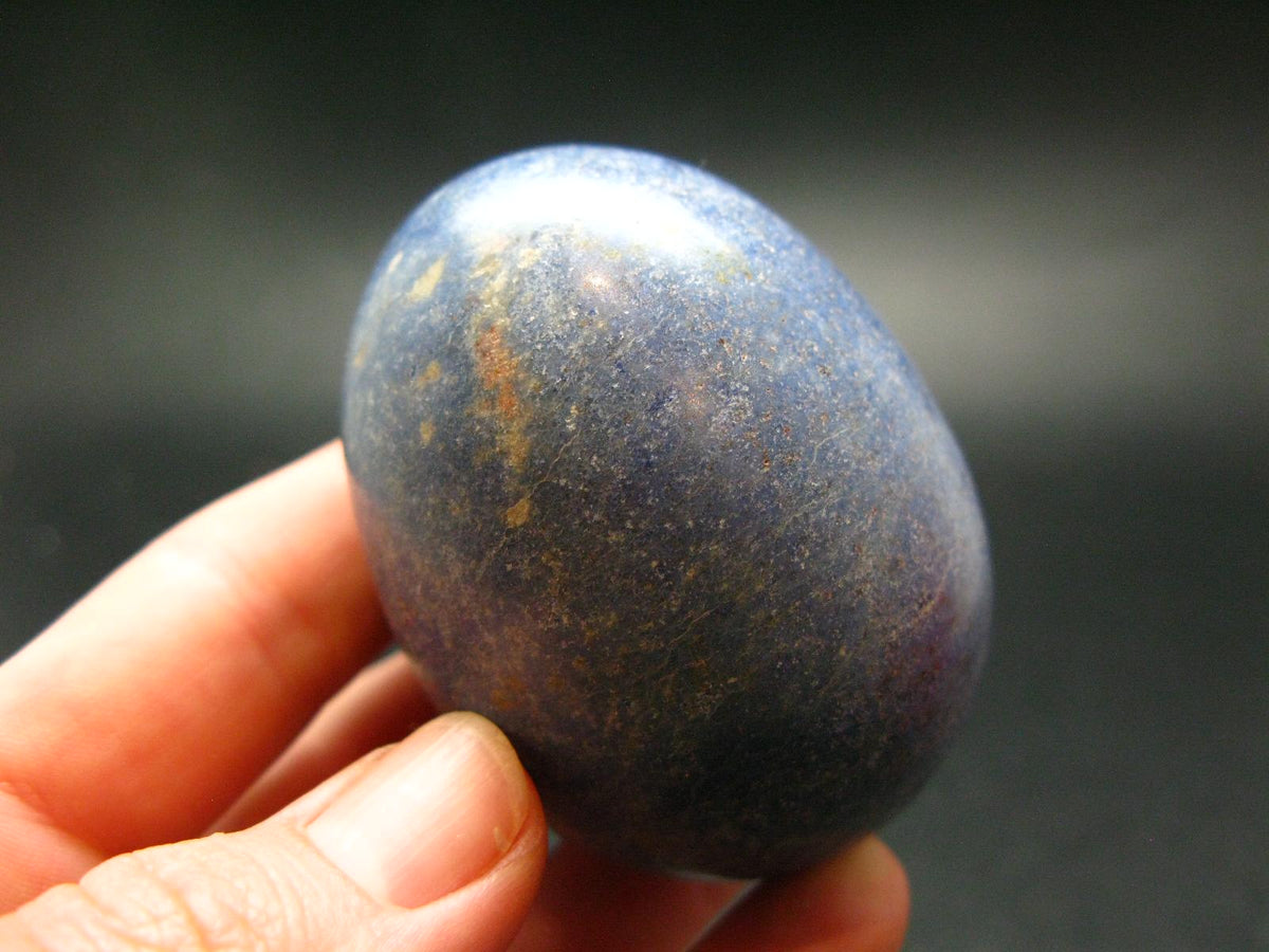 Dumortierite Egg From Peru - 162.97 Grams - 2.3"