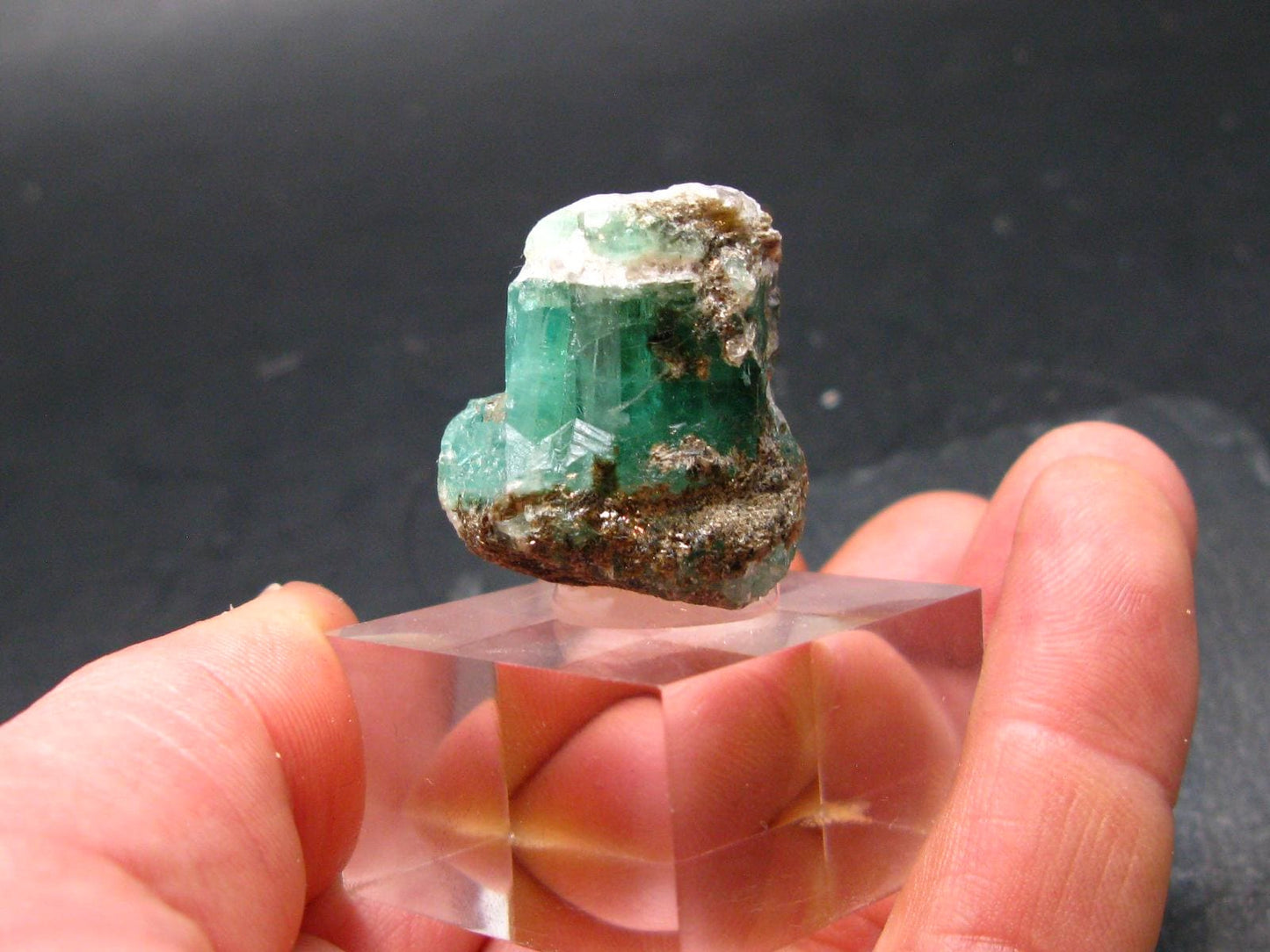 Fantastic Emerald Beryl Cluster From Russia - 1.3" - 29 Grams