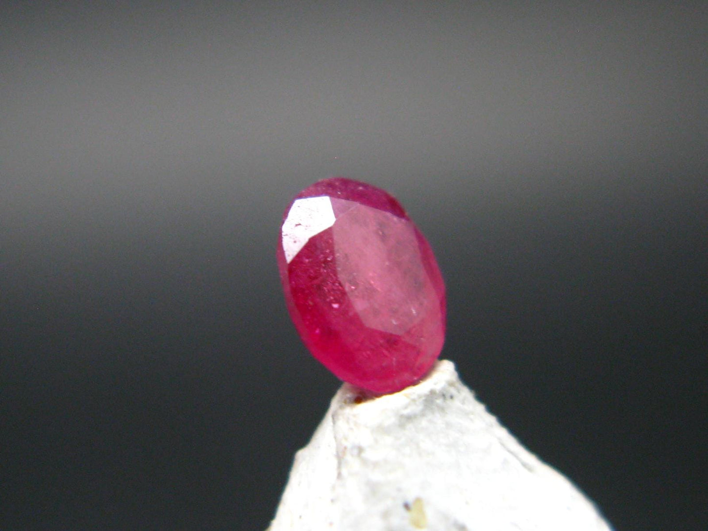 Beautiful Rare Gem Bixbite Red Beryl Emerald Cut Stone From Utah USA - 0.30 Carats - 4.9x4.0mm