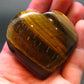 Tiger Eye Heart From Brazil - 2.0"