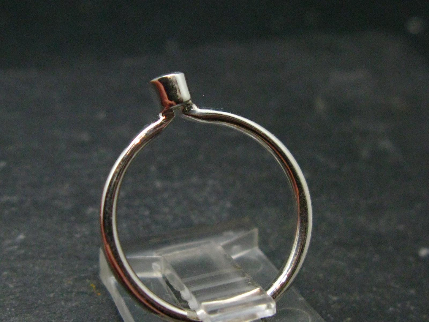 Genuine Alexandrite Gem Silver Ring From Russia - Size 6 - 1.46 Grams