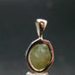 Rhodizite Rhodozite Crystal Silver Pendant from Madagascar - 0.6" - 1.23 Grams