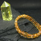 Citrine Genuine Bracelet ~ 6.5 Inches ~ 10mm Oval Beads