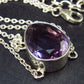 Natural Faceted Amethyst Bracelet 925 Sterling Silver - 7.5" - 5.1 Grams