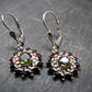 Moldavite Tektite Silver Earrings from Czech Republic - 3.92 Grams