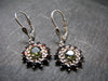 Moldavite Tektite Silver Earrings from Czech Republic - 3.92 Grams